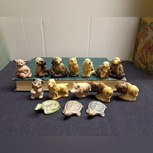 15 Vintage WADE Animal Figures Made In England